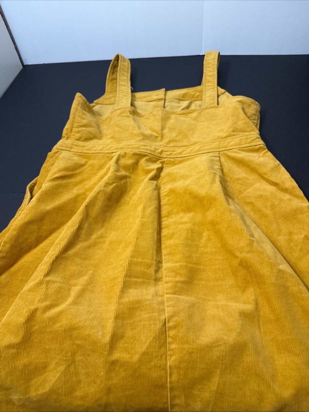 J. Crew Girls' Yellow Corduroy Pinafore Dress